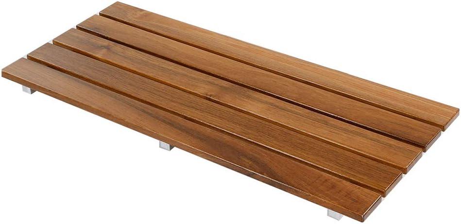 Teak Wood Folding Wall Mounted Shower Seat Bench