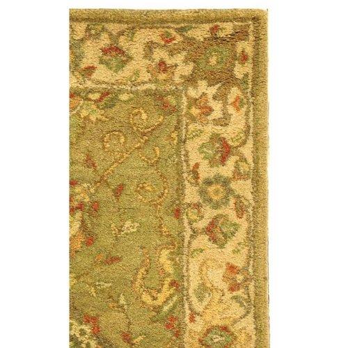 SAFAVIEH Antiquity Lilibeth Traditional Floral Wool Area Rug, Sage, 2'3" x 4'