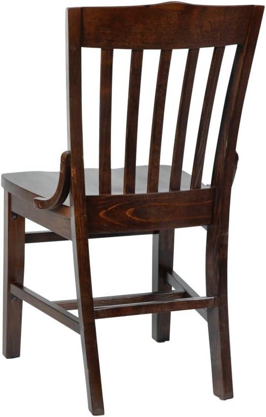 Flash Furniture HERCULES Series Finished School House Back Wooden Restaurant Chair