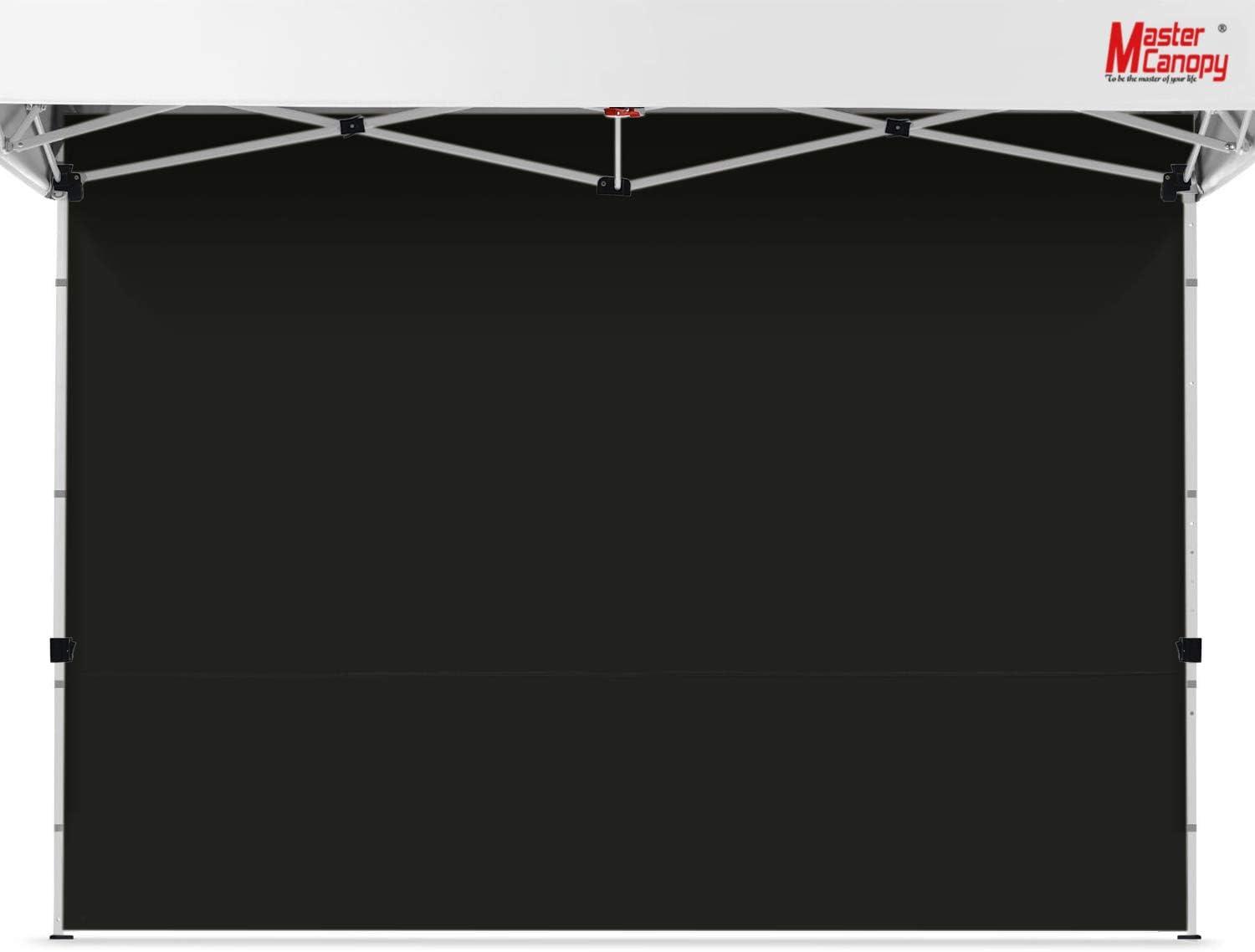 HLong Canopy Tent Sidewall for 10x10 Pop Up Canopy, 1 Piece, Black