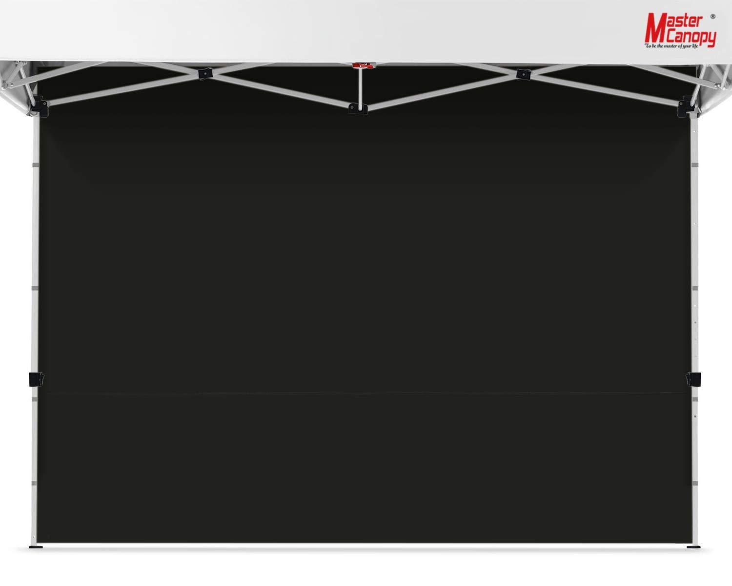 HLong Canopy Tent Sidewall for 10x10 Pop Up Canopy, 1 Piece, Black