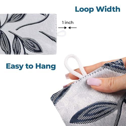 Modern Bohemian Leaves Polyester Machine Washable Room Darkening Blackout Curtains by Superior (Set of 2)