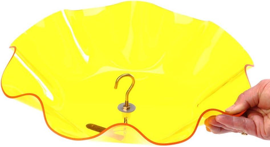 Birds Choice Birds Choice 13" Acrylic Bird Feeder Weatherguard, Yellow