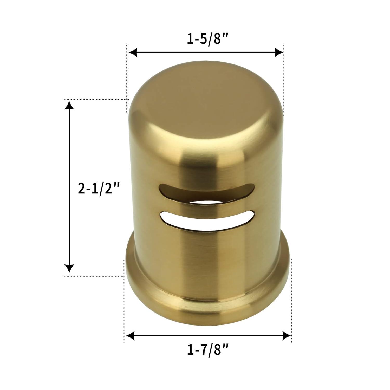 Kitchen dishwasher air gap cap, copper air gap cover for replacement