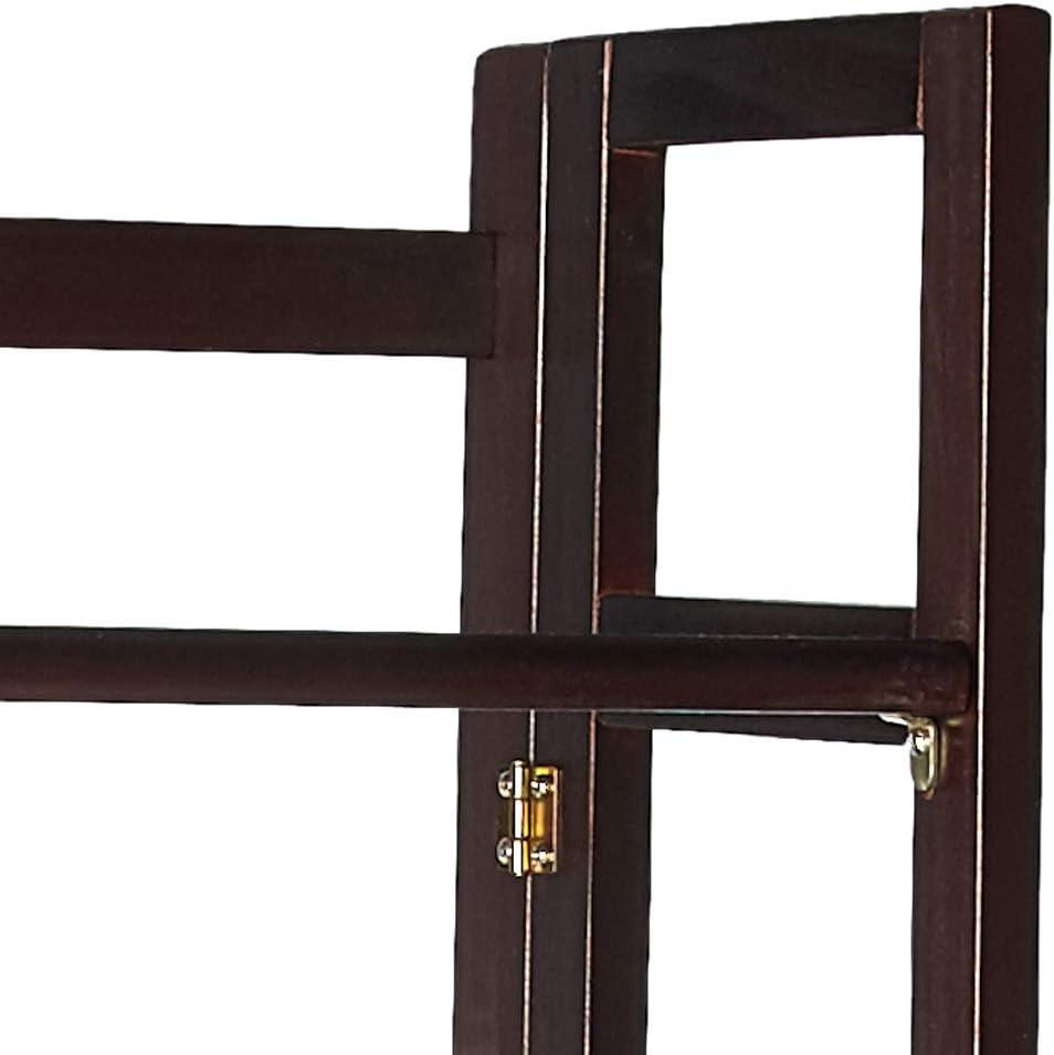 3-Shelf Folding Student Bookcase 20.75" Wide-Espresso
