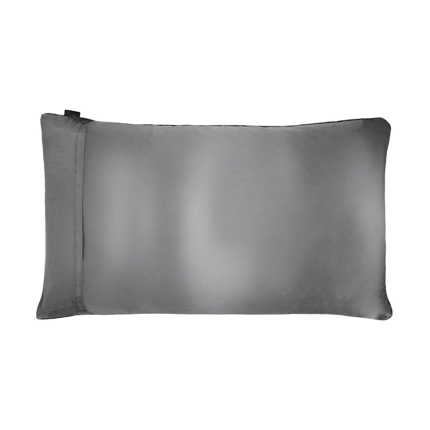 Discover Night LLC NIGHT Silk Washable Pillowcase - Luxury Mulberry Silk Pillow Covers for Skin and Hair Silver - King