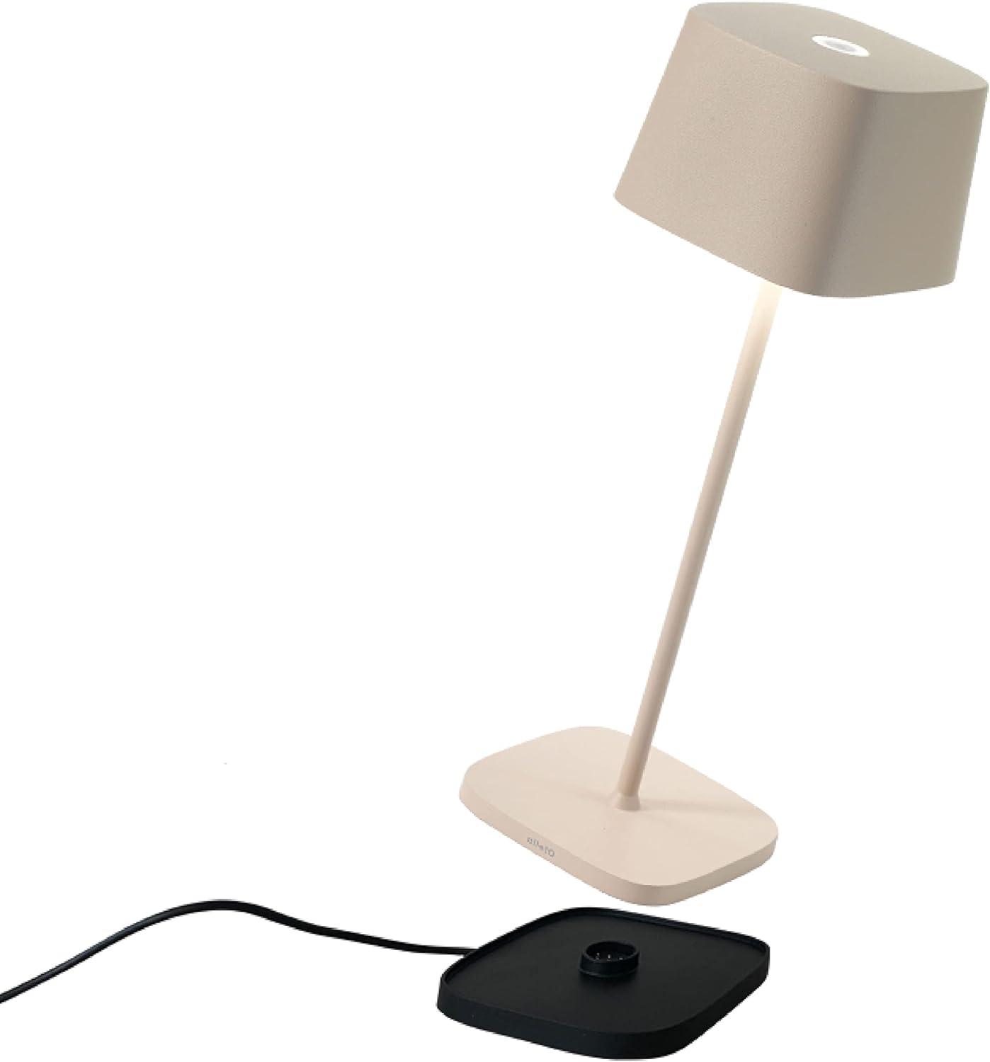 Sand Aluminum Cordless Touch Outdoor Table Lamp