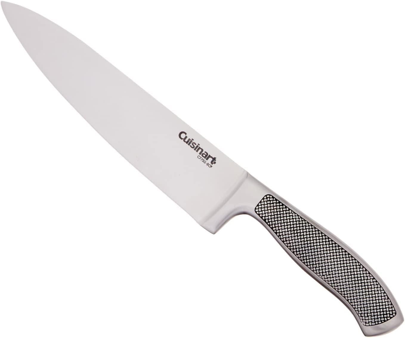 Cuisinart 8" Stainless Steel Chef's Knife with Textured Handle