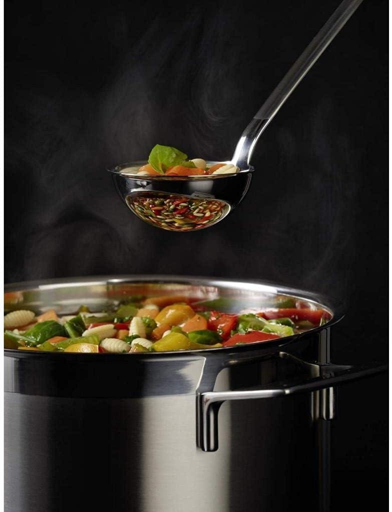 Rosle Stainless Steel Soup Ladle with Flat Handle, 1.7-ounce