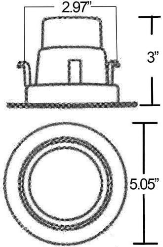 Morris 72609 LED Recessed Lighting Retrofit Kit, 5 in.-6 in. - 3000K