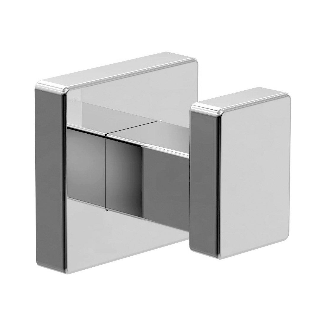 Polished Chrome Metal Duro Wall-Mounted Robe Hook