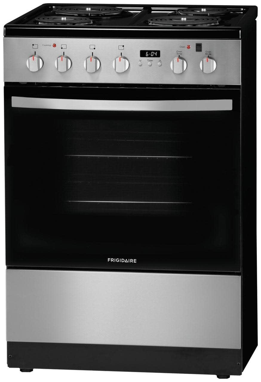 FRIGIDAIRE FFEH2422UW 24" freestanding coil electric range