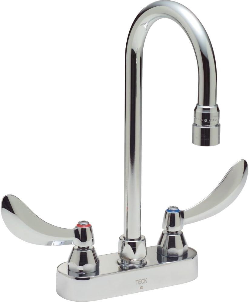 Delta High Arc 19" Chrome Centerset Bathroom Faucet