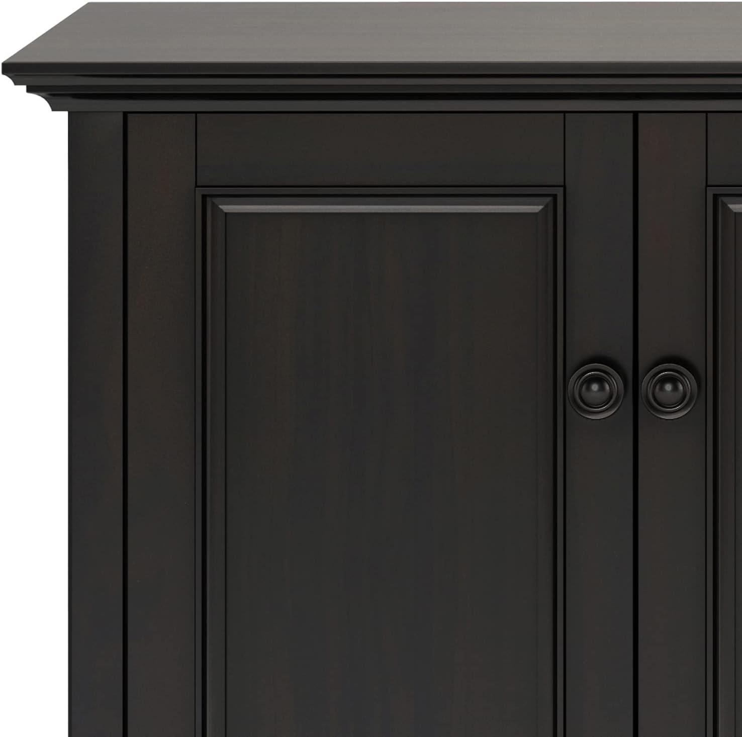 Amherst Brown Solid Wood 66" Traditional Storage Cabinet