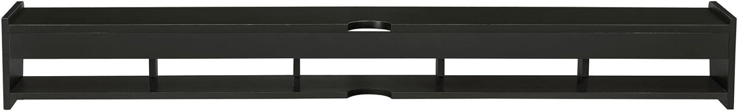 Walker Edison Minimalist Floating TV Stand for TVs up to 70”, Solid Black