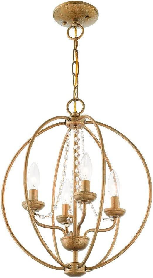 Livex Lighting Arabella 4 - Light Chandelier in  Polished Chrome