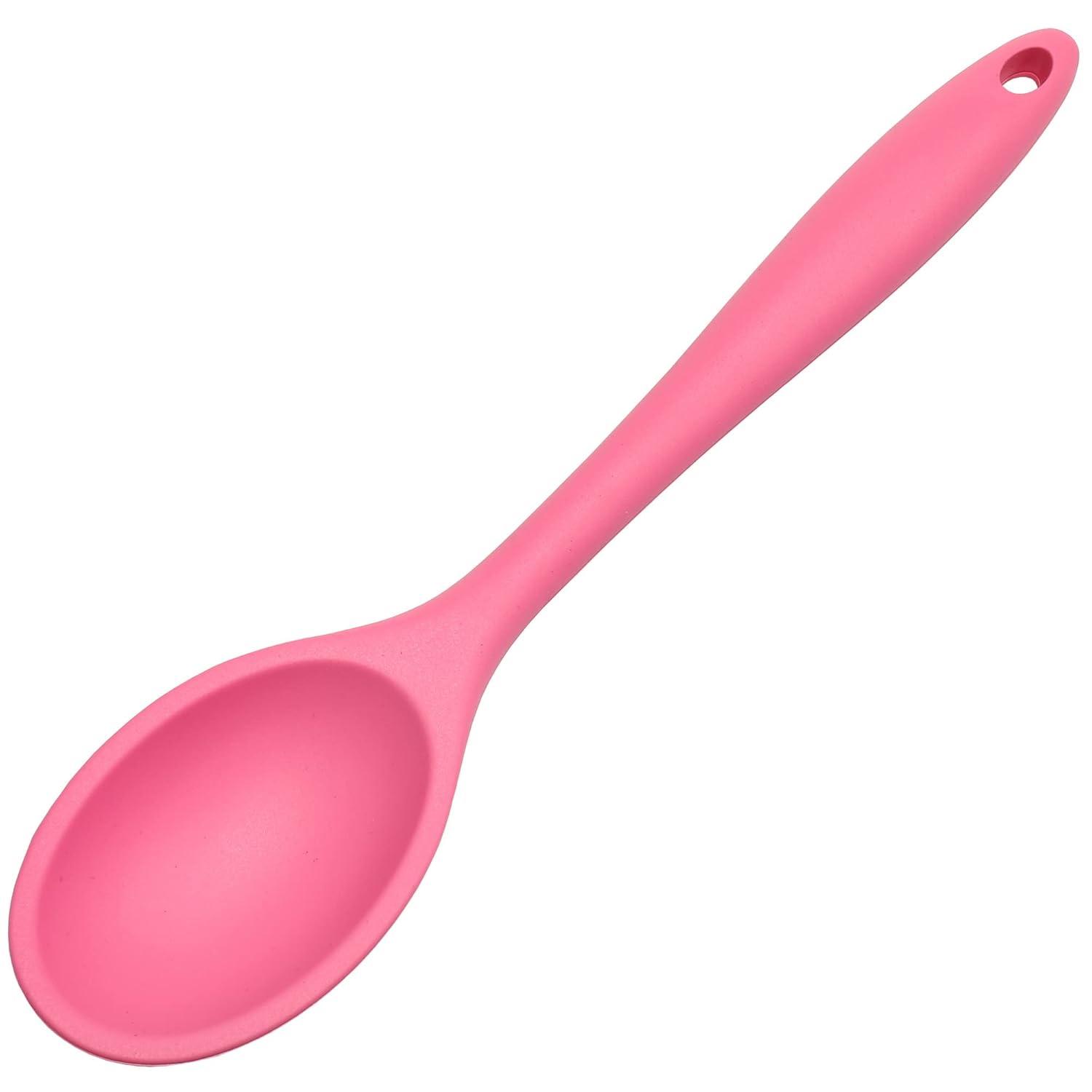 Chef Craft Premium Silicone Basting Spoon, 11 inch, Pink