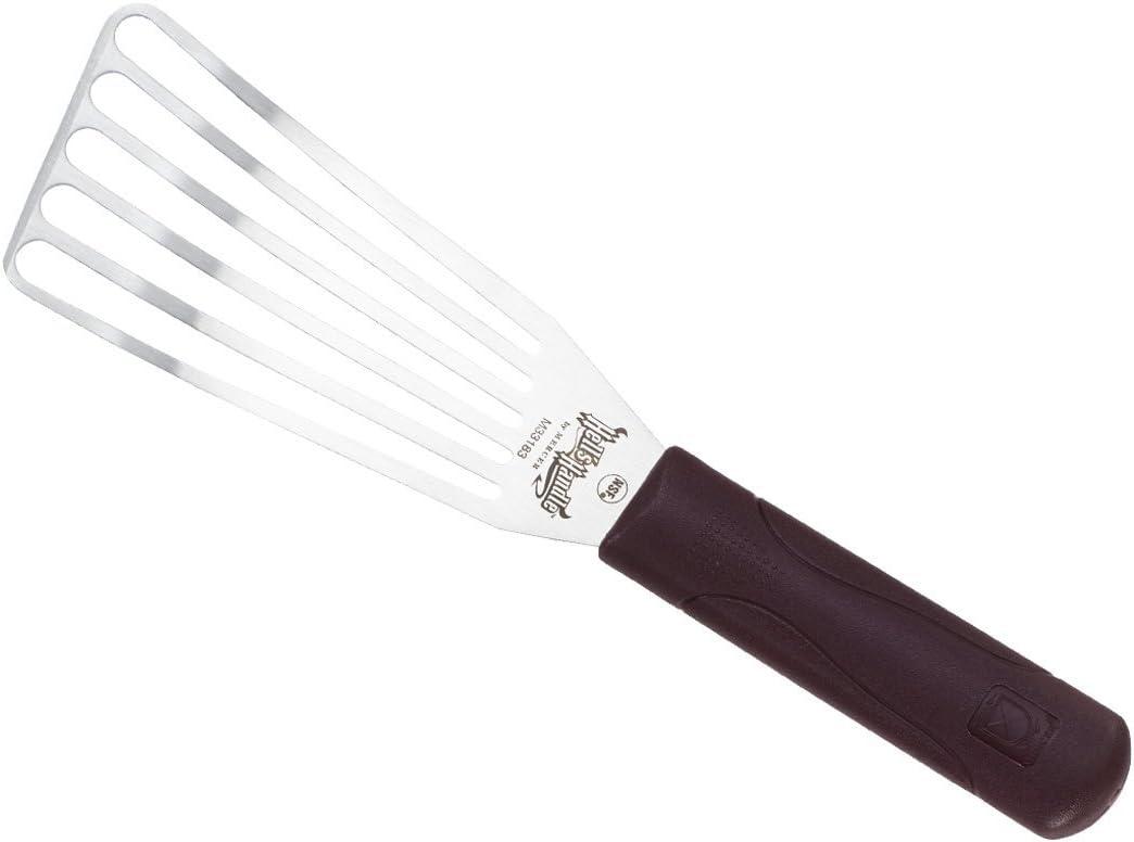 Mercer Culinary Stainless Steel Fish Turner with Heat-Resistant Handle