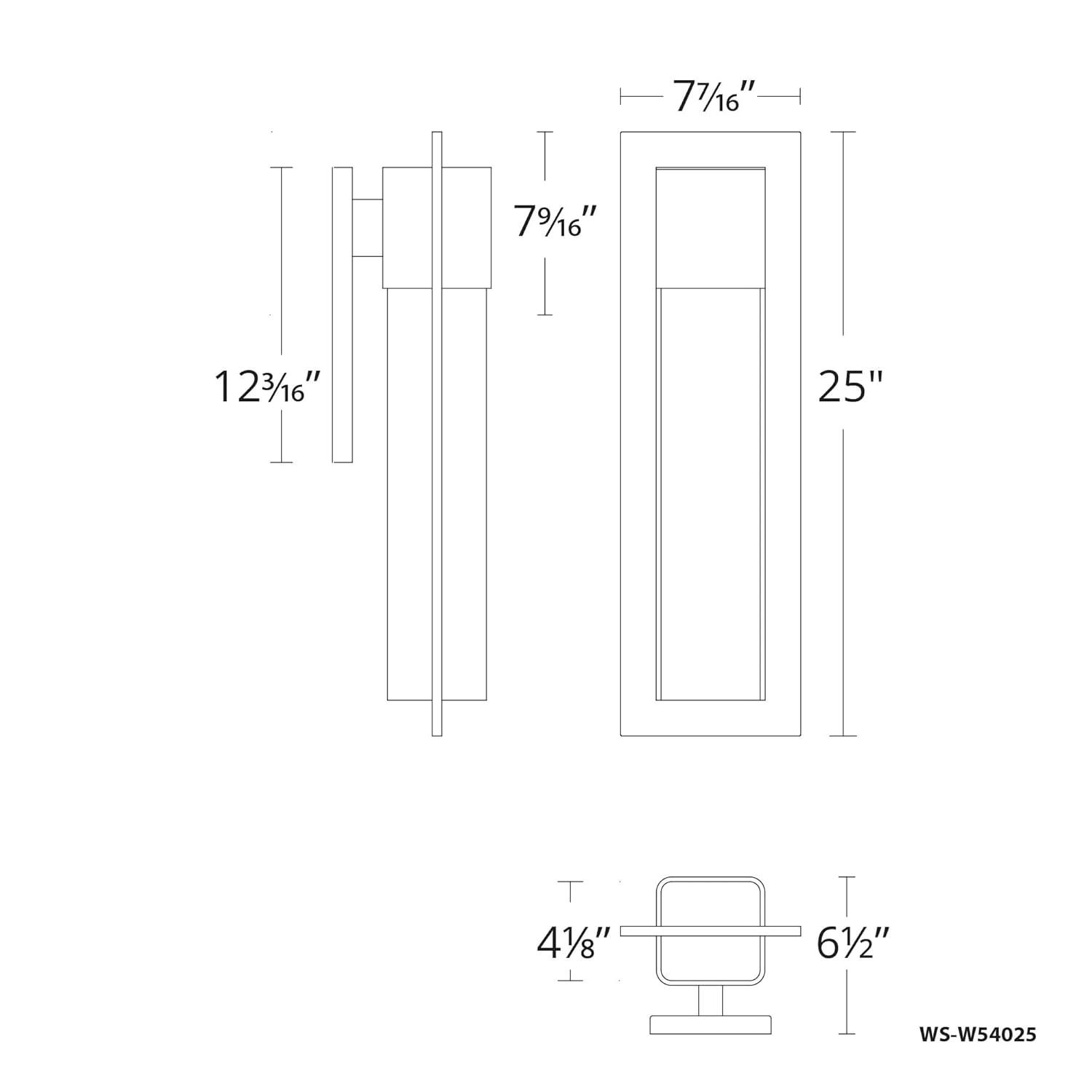 Modern Forms Mist Aluminum LED Wall Light