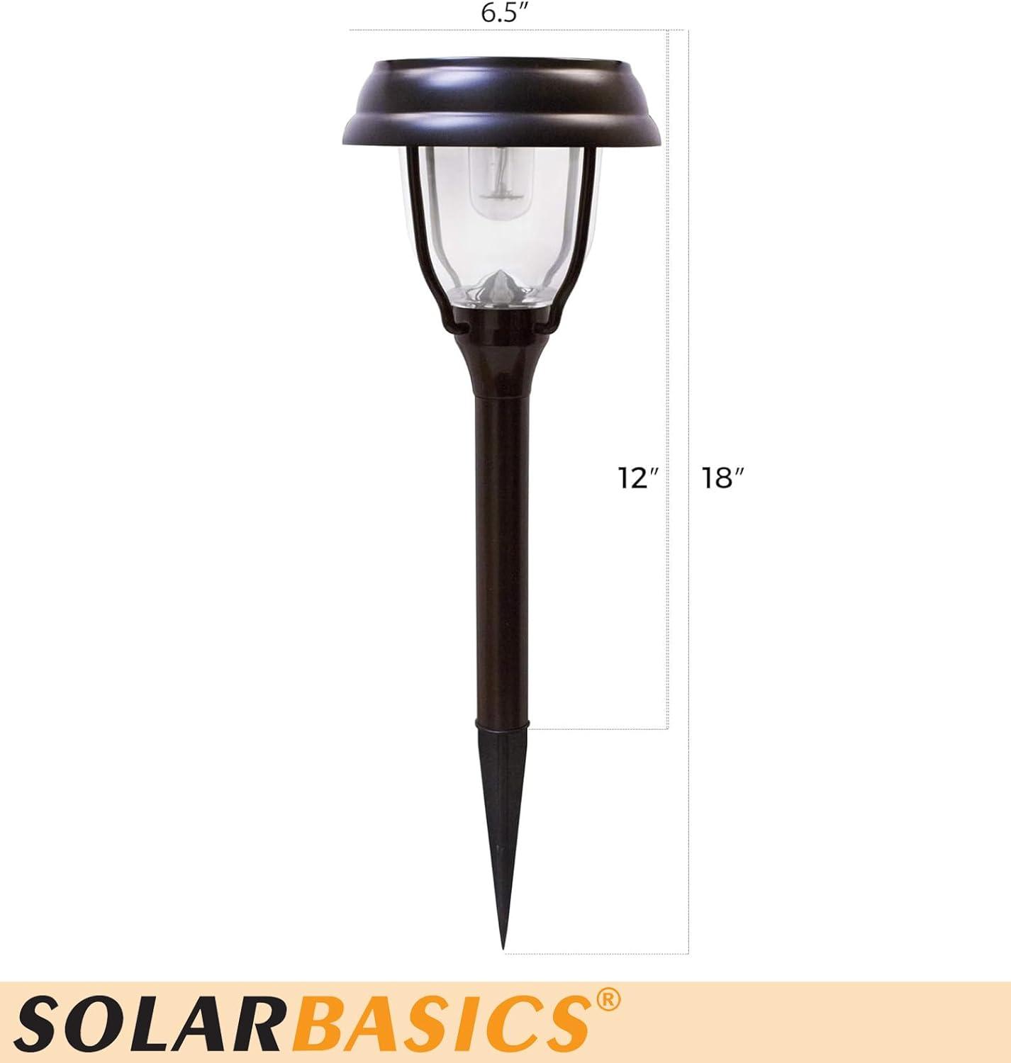 Bronze Solar Powered Integrated LED Aluminum Pathway Light - 8 Pack (Set of 8)