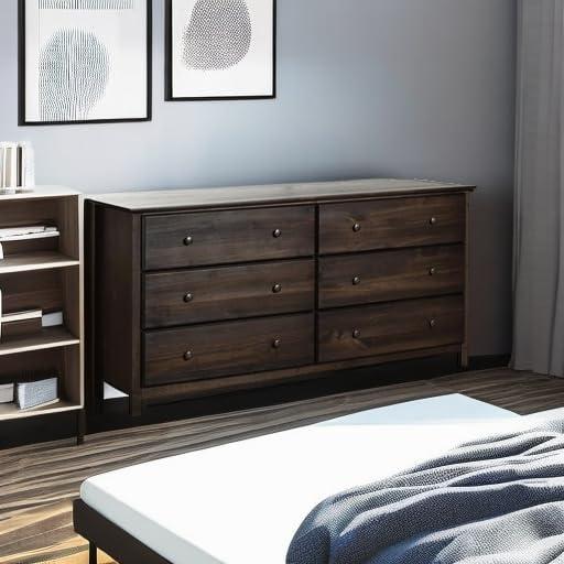 Shaker Solid Wood 63.75'' W 6 - Drawer Dresser