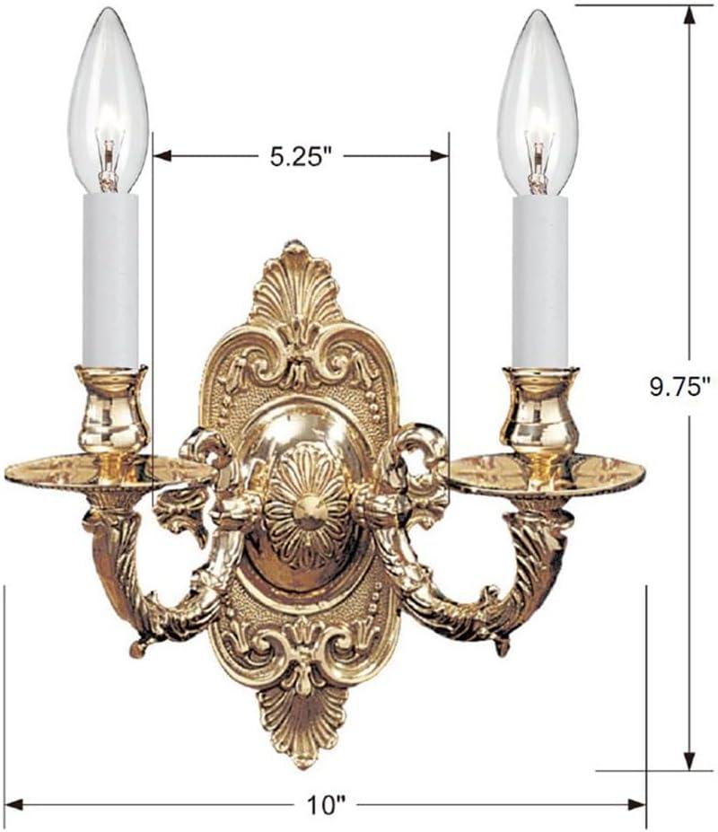 Crystorama Lighting - Wall Mount - Arlington - Two Light Wall Sconce In Classic