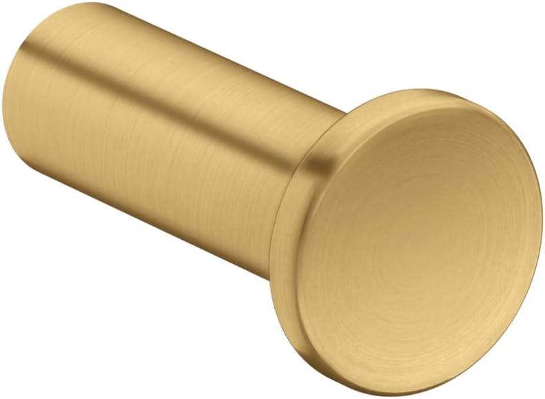 AXOR Universal Circular 3-inch Modern Small Hook in Brushed Gold Optic, 42811250
