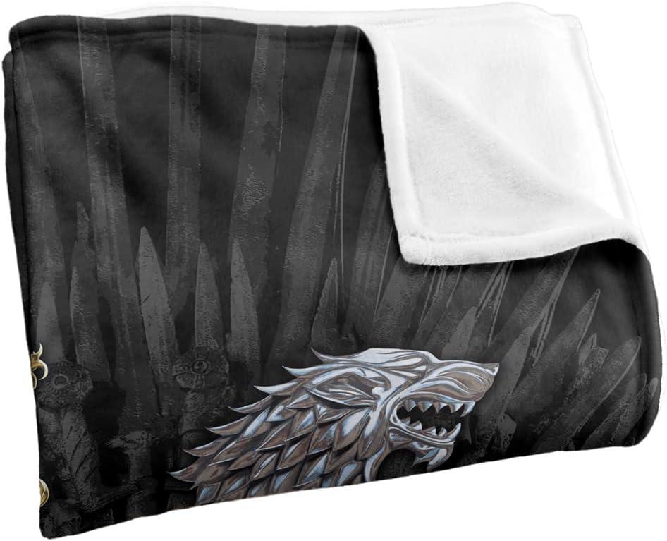 Game of Thrones Blanket, 50" x 60", Chrome House Sigils, Silky Touch Super Soft Throw Blanket