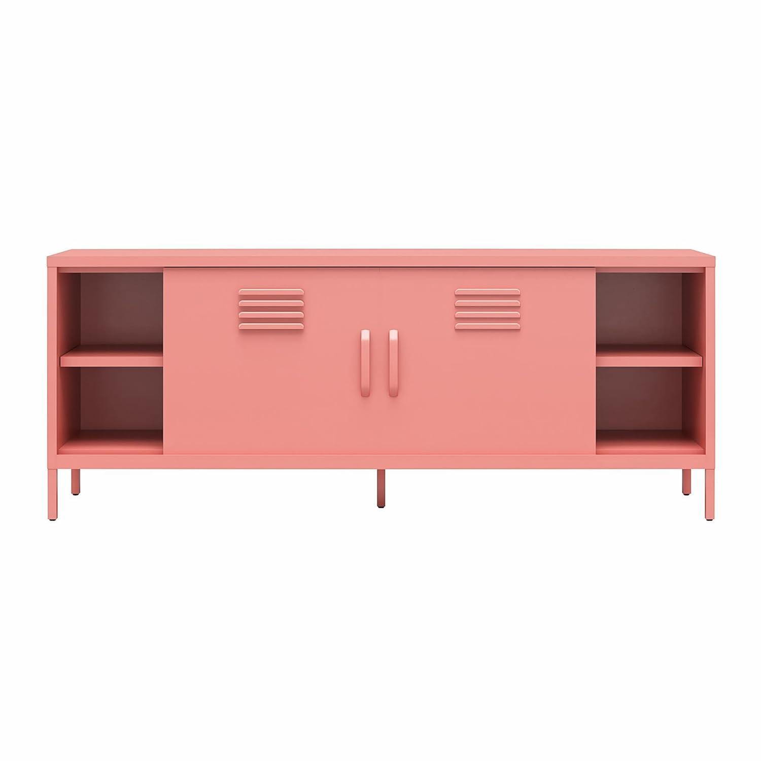 Cache Metal Locker-Style TV Stand for TVs up to 65"