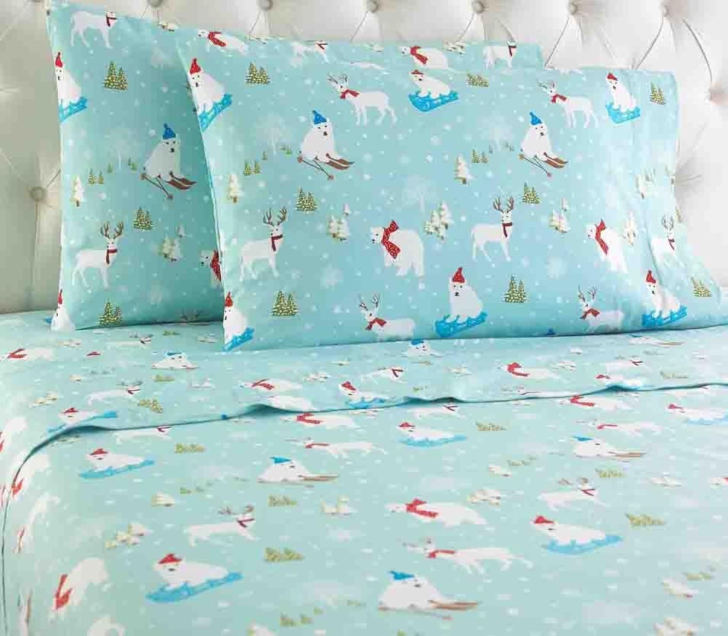 Micro Flannel® Micro Flannel® Printed Deep-Pocket Sheet Set