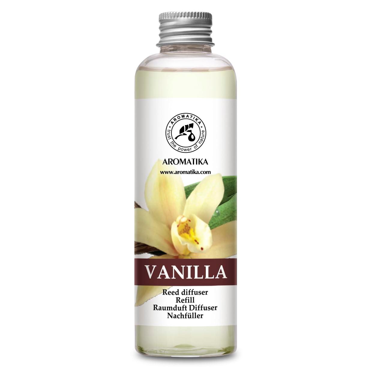 AROMATIKA Vanilla Essential Oil Alcohol Free 100% Pure Therapeutic for Diffuser, Humidifier, Aromatherapy, Sleep, Relax Room Air Fresheners Perfect Gifts - Vanilla Essential Oil 6.8oz