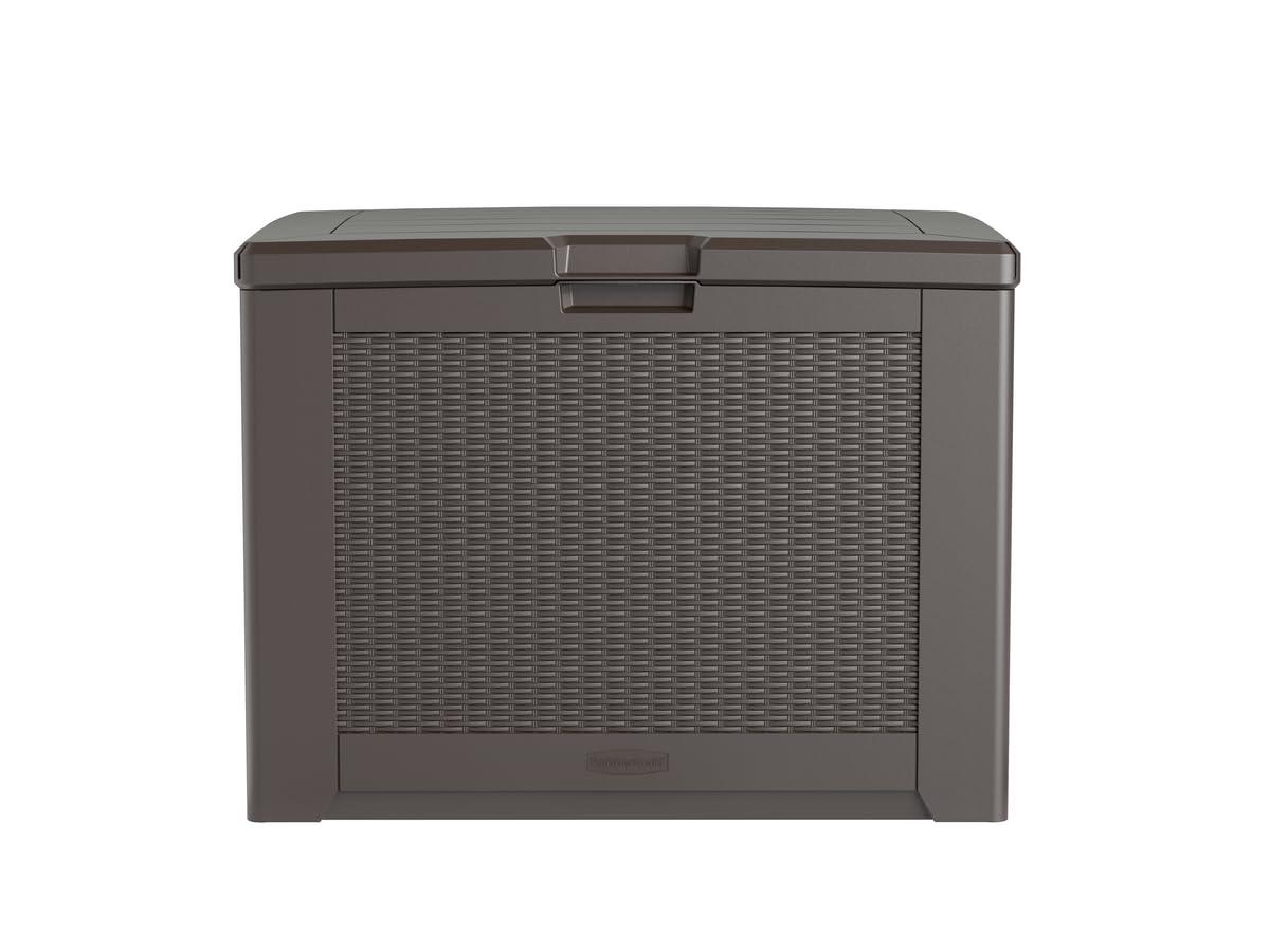 Rubbermaid Rubbermaid Deck Box, Medium, 74 Gallon, Brown