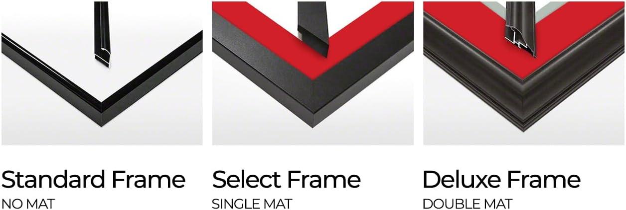 Ohio State Buckeyes Panoramic Red Framed Sports Poster