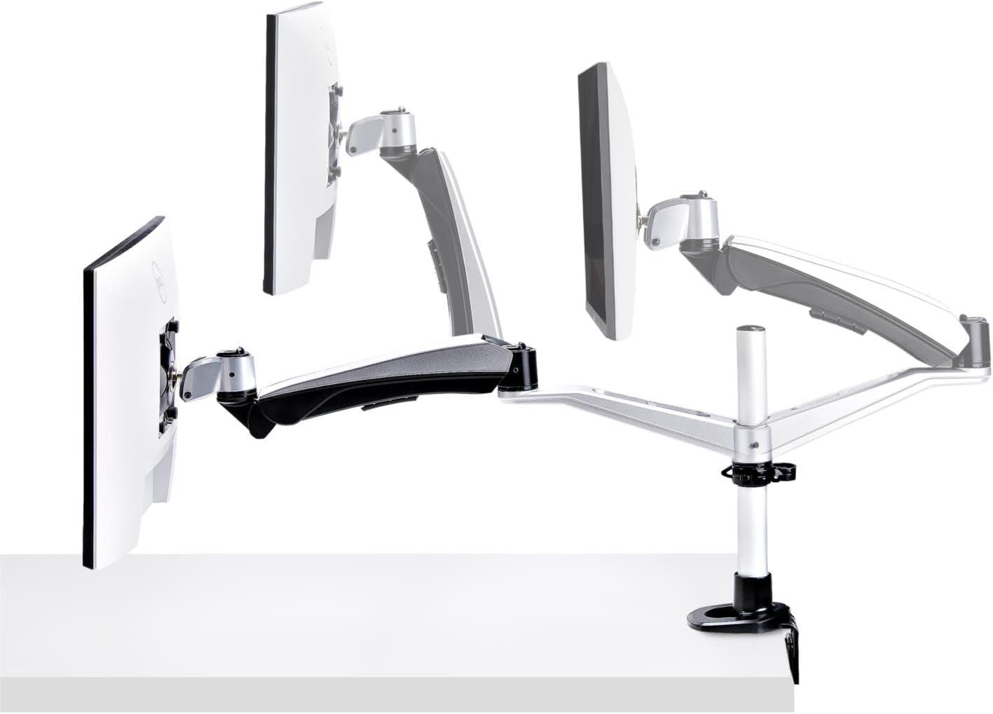 StarTech.com Monitor Desk Mount, VESA 75x75/100x100, 27/30-inch Screens - Mounting kit (articulating arm) - adjustable arm - for LCD display - black - screen size: up to 30" - desk-mountable