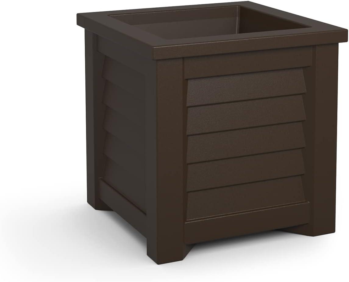 Mayne Inc. Lakeland Square Resin Planter with Water Reservoir