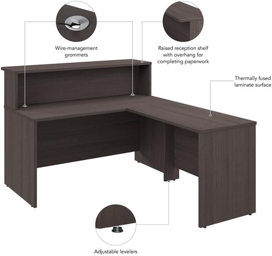 Arrive 60W x 72D L-Shaped Reception Desk