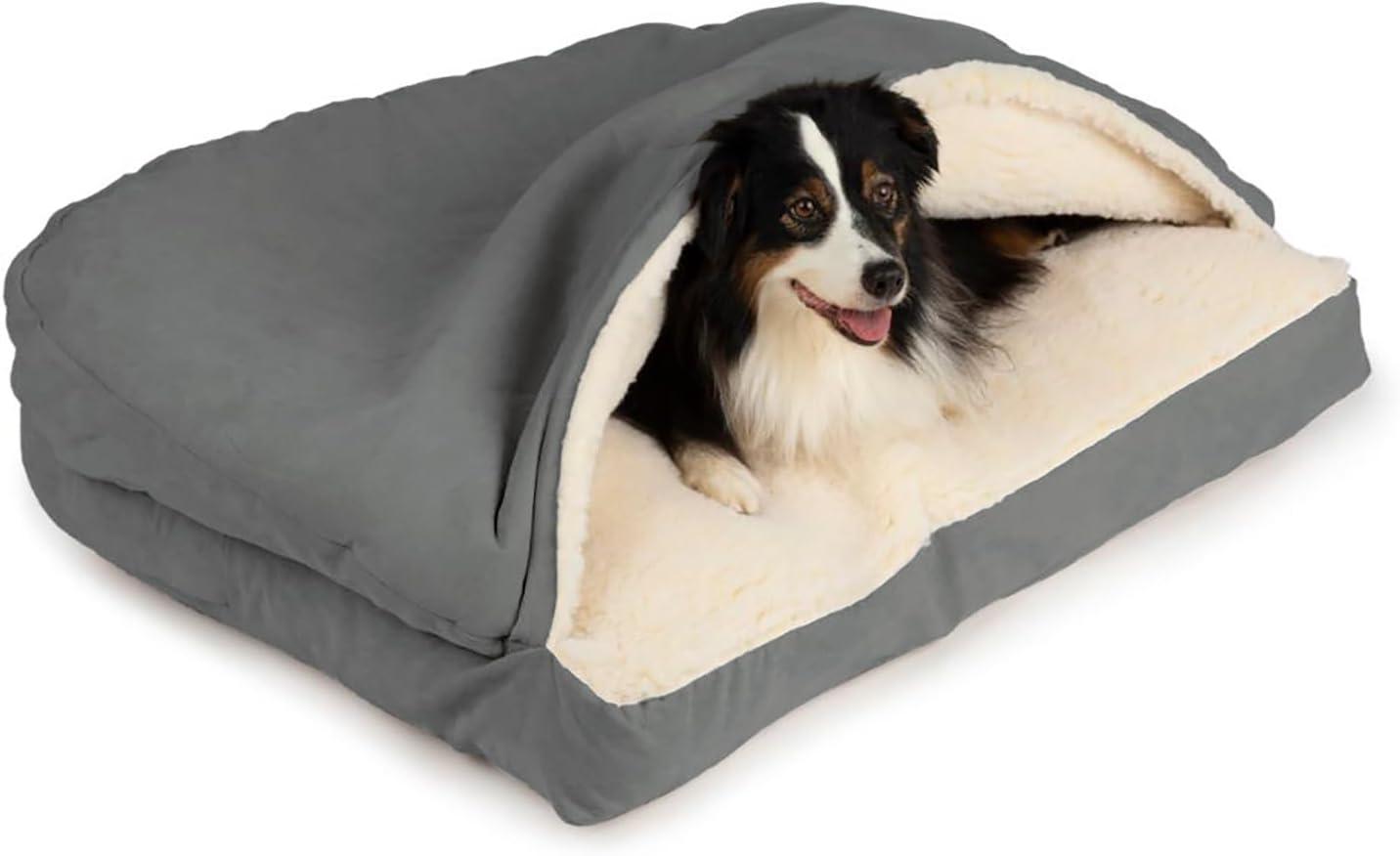 Snoozer Pet Products Snoozer Indoor/Outdoor Solarium Rectangle Cozy Cave Dog Bed - Wag Collection