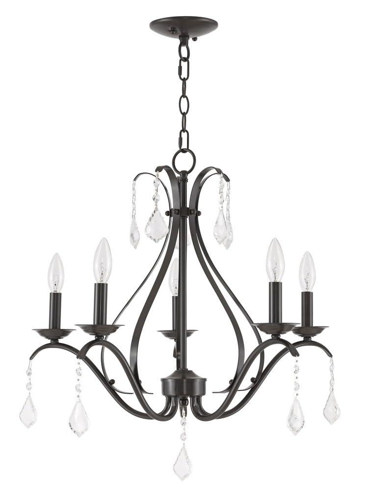 Livex Lighting Caterina 5 - Light Chandelier in  Antique White