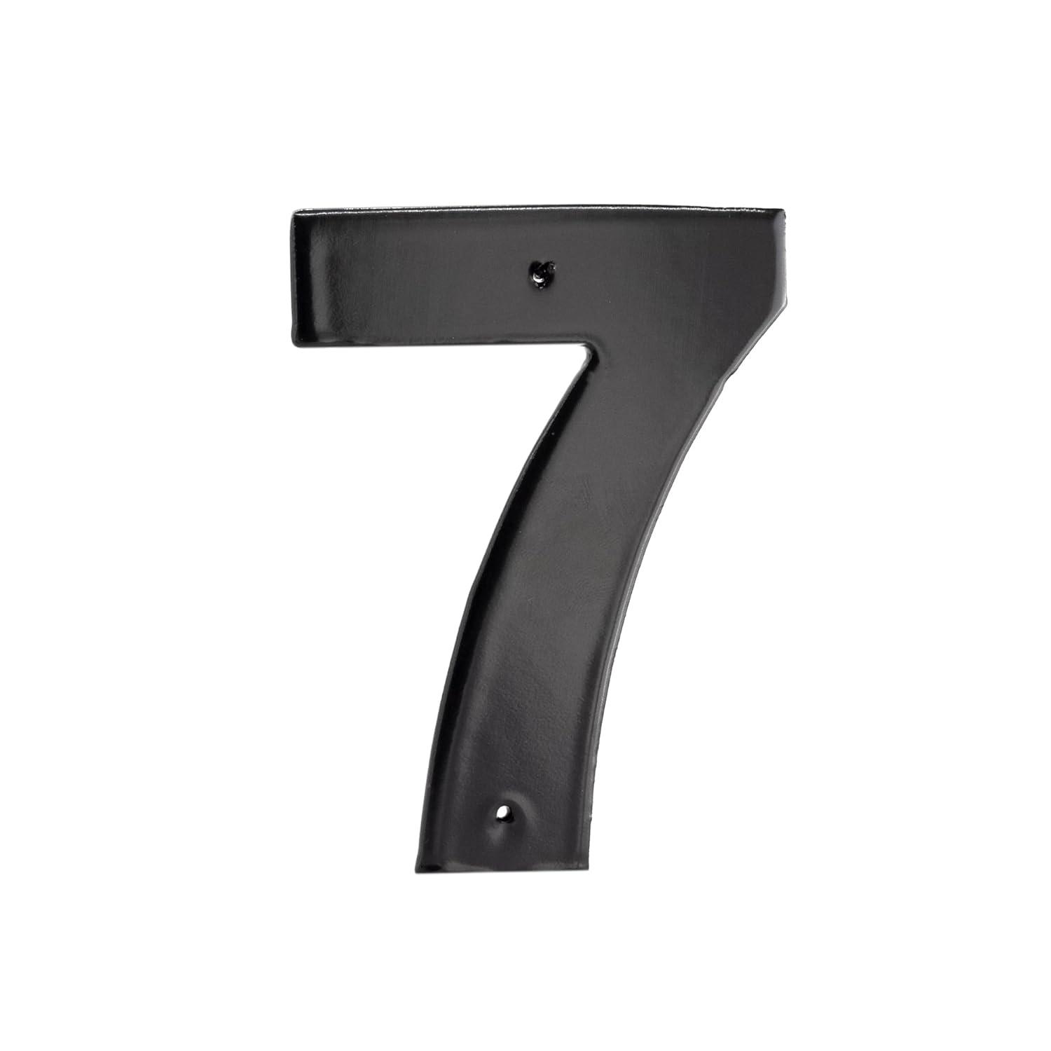 Montague Metal Products Helvetica Font Individual House Number, 7, 3-Inch