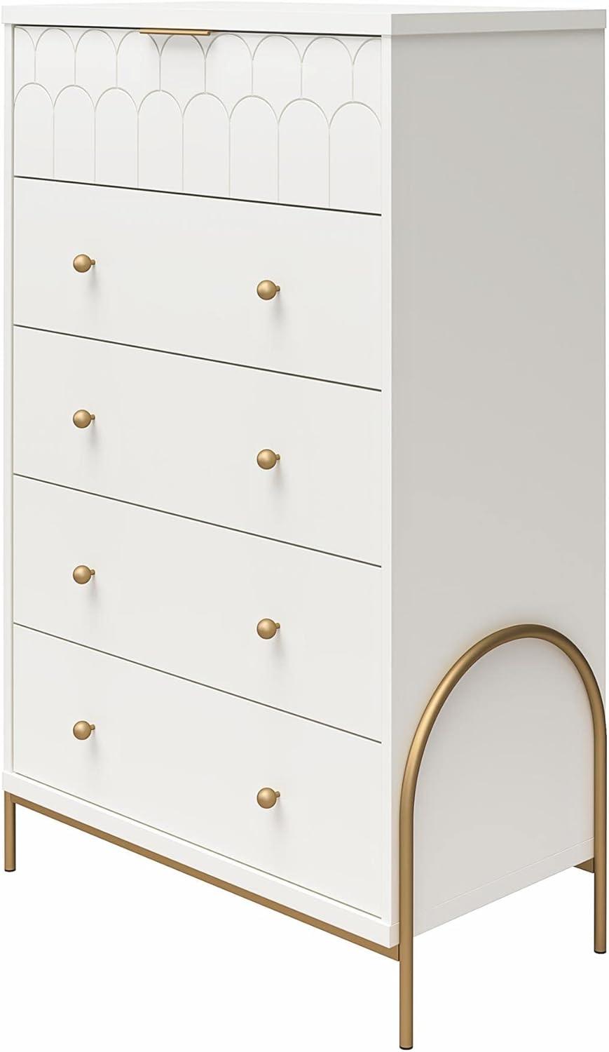 Anastasia 5 Drawer 29.46" W Chest