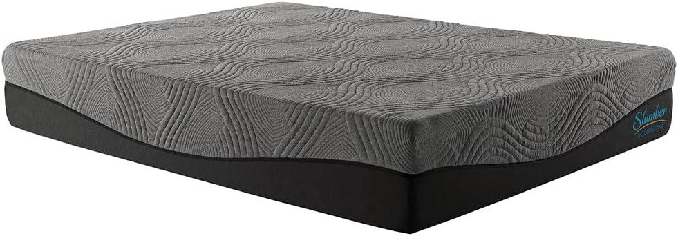 Slumber Solutions  Active 14-inch Charcoal Memory Foam Mattress Queen