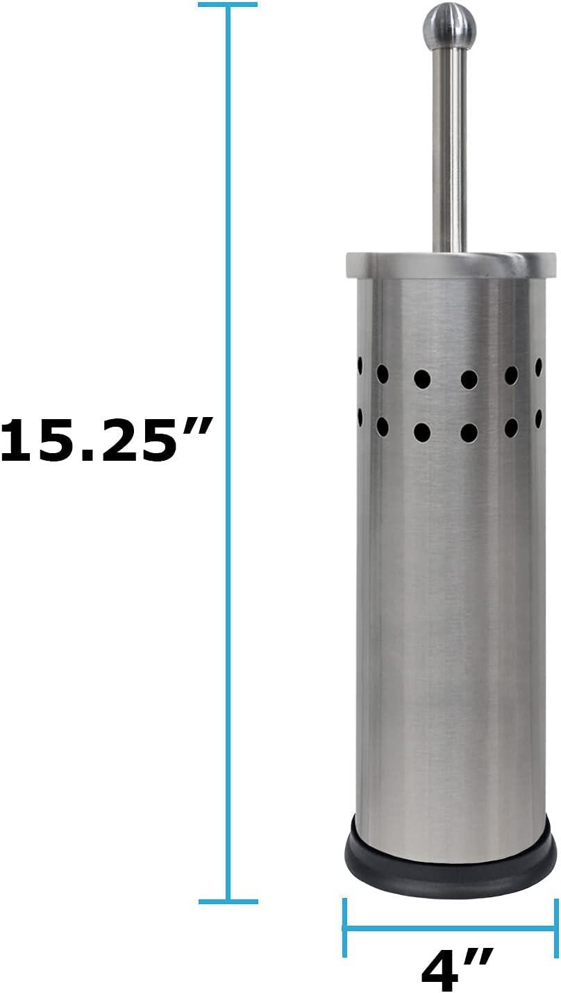 Blue Donuts Blue Donuts Metal Toilet Brush And Holder