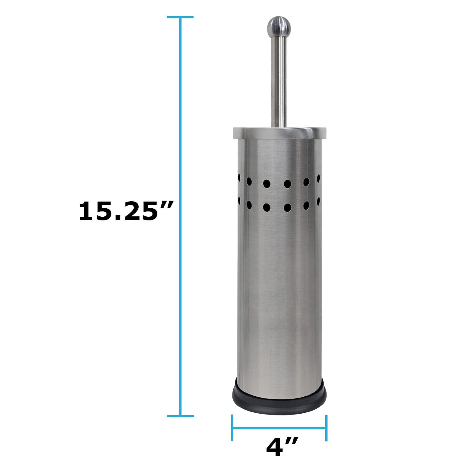 Blue Donuts Blue Donuts Metal Toilet Brush And Holder