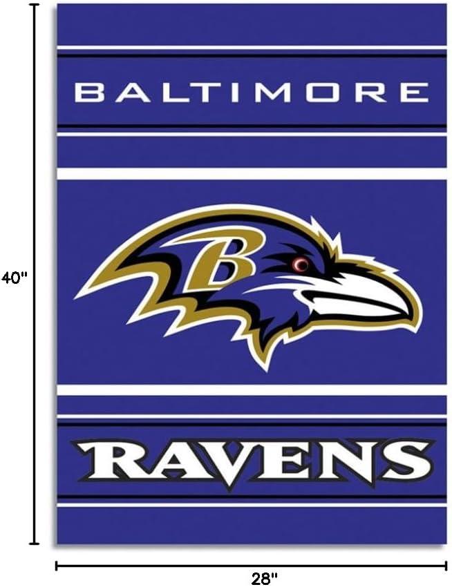 Baltimore Ravens 28" x 40" Multi-Color Polyester House Banner