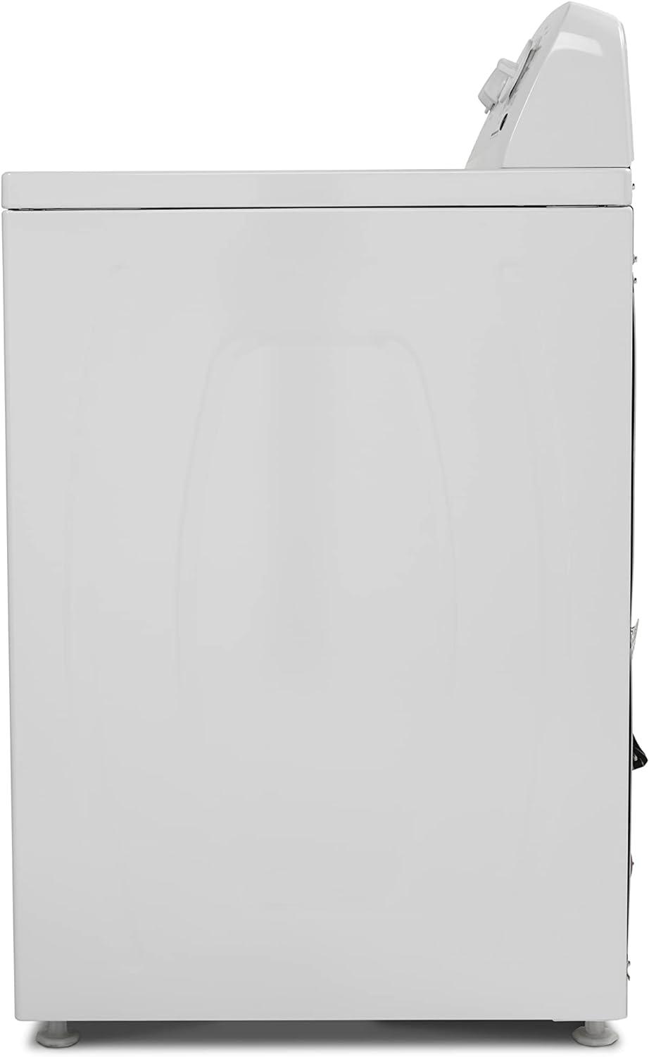 White 3.8 Cu. Ft. Stainless Steel Top-Load Washer