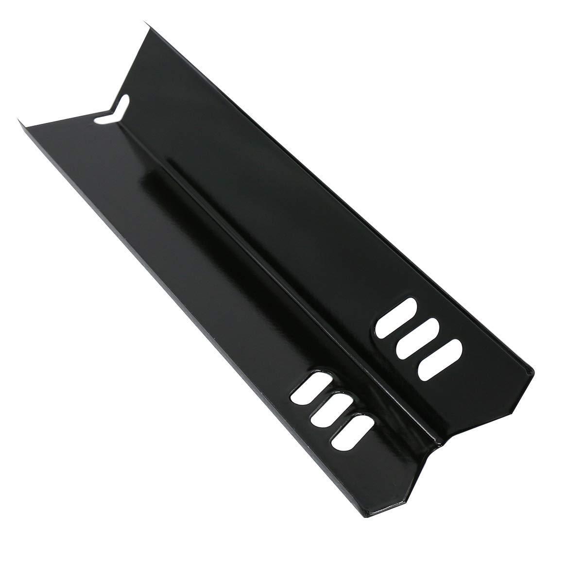 Unicook 15 Inch Grill Heat Plates for Dyna-Glo, Grill Burner Covers, Grill Parts Porcelain Heat Shields for Backyard, 4 Pack
