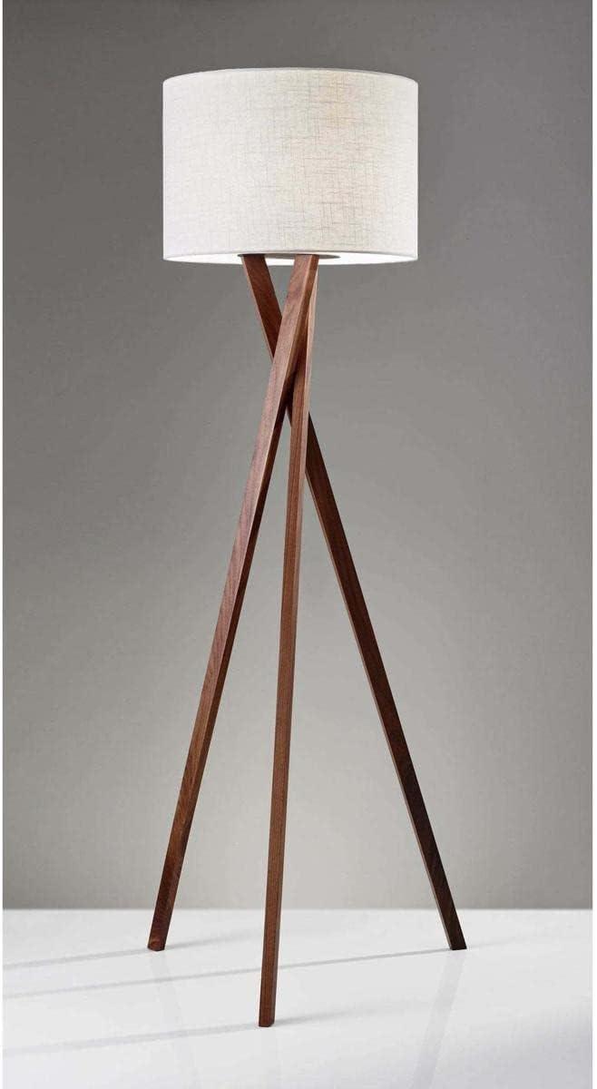 Harcourt Solid Wood Tripod Lamp