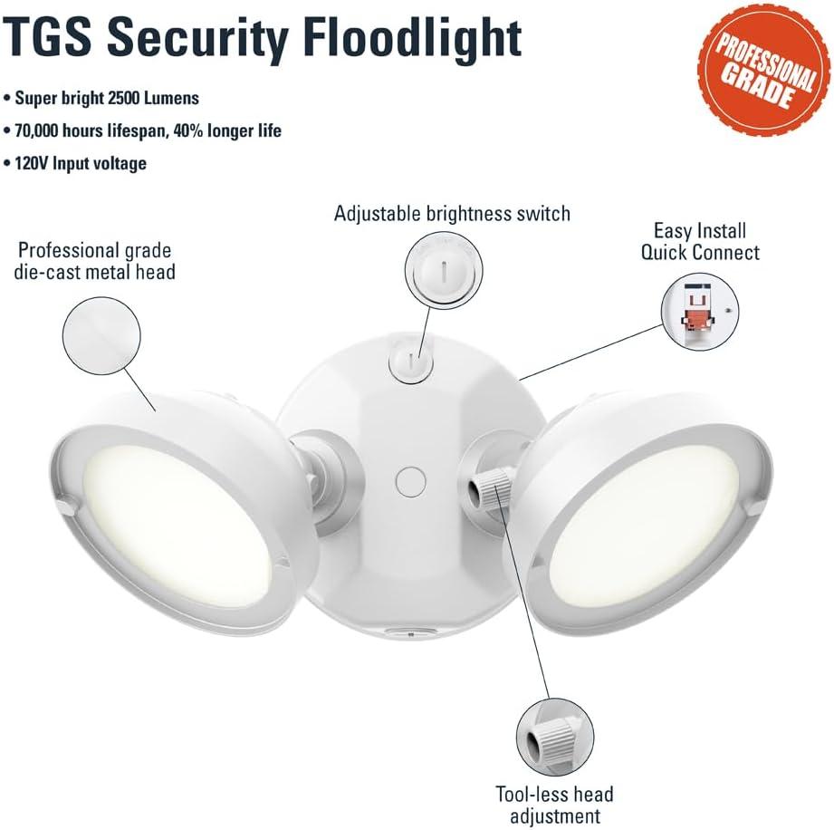 Halo TGS Series Switch Hardwired LED White Floodlight