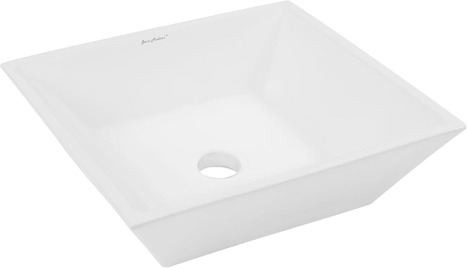 St. Tropez Square Ceramic Vessel Sink