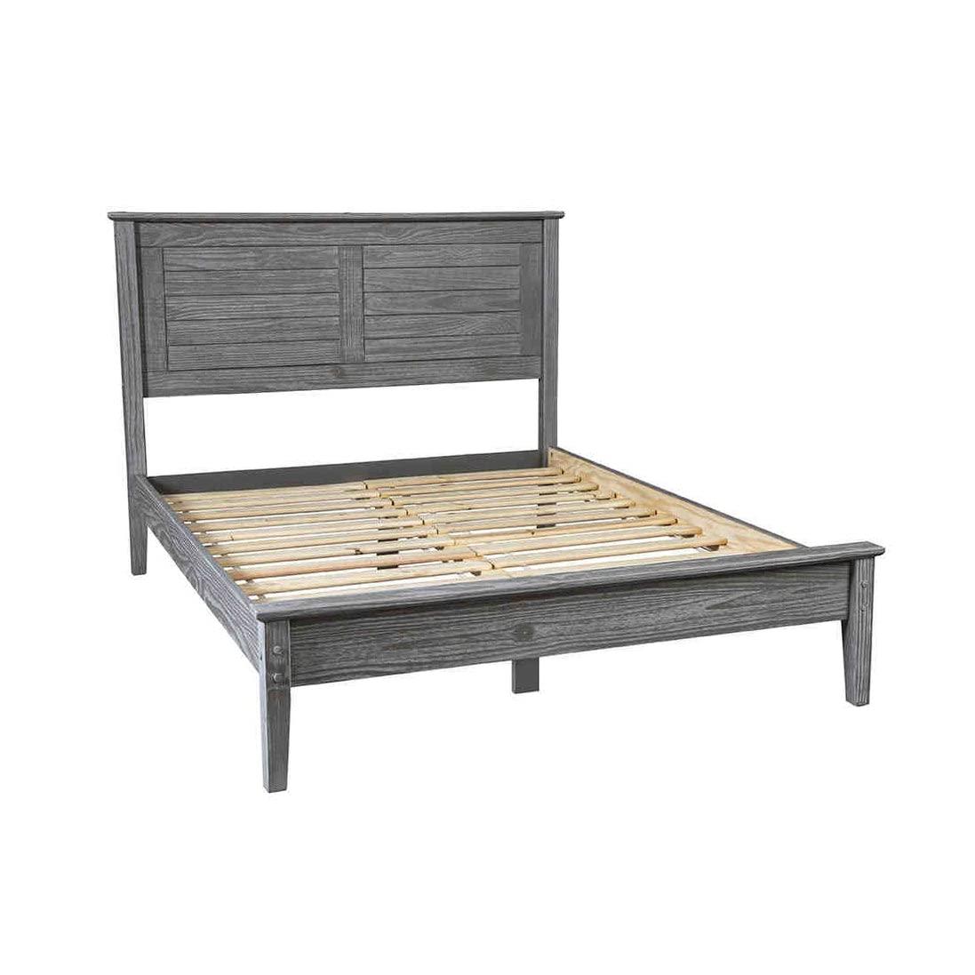 Greenport Solid Wood Louvered Bed